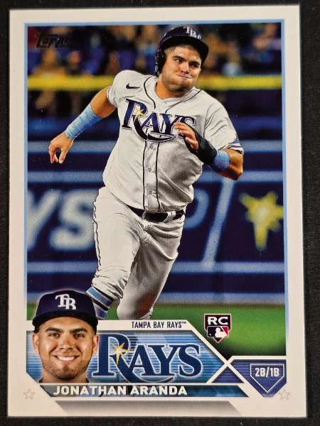 Jonathan Aranda - Topps Series 1 / Topps Chrome Sapphire Edition #154