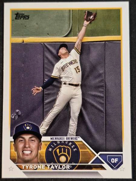 Tyrone Taylor - Topps Series 1 / Topps Chrome Sapphire #61