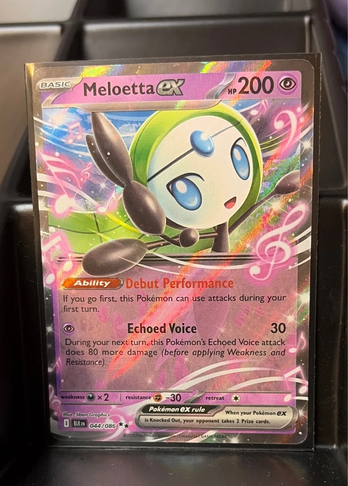 Meloetta ex - Black Bolt #044/085