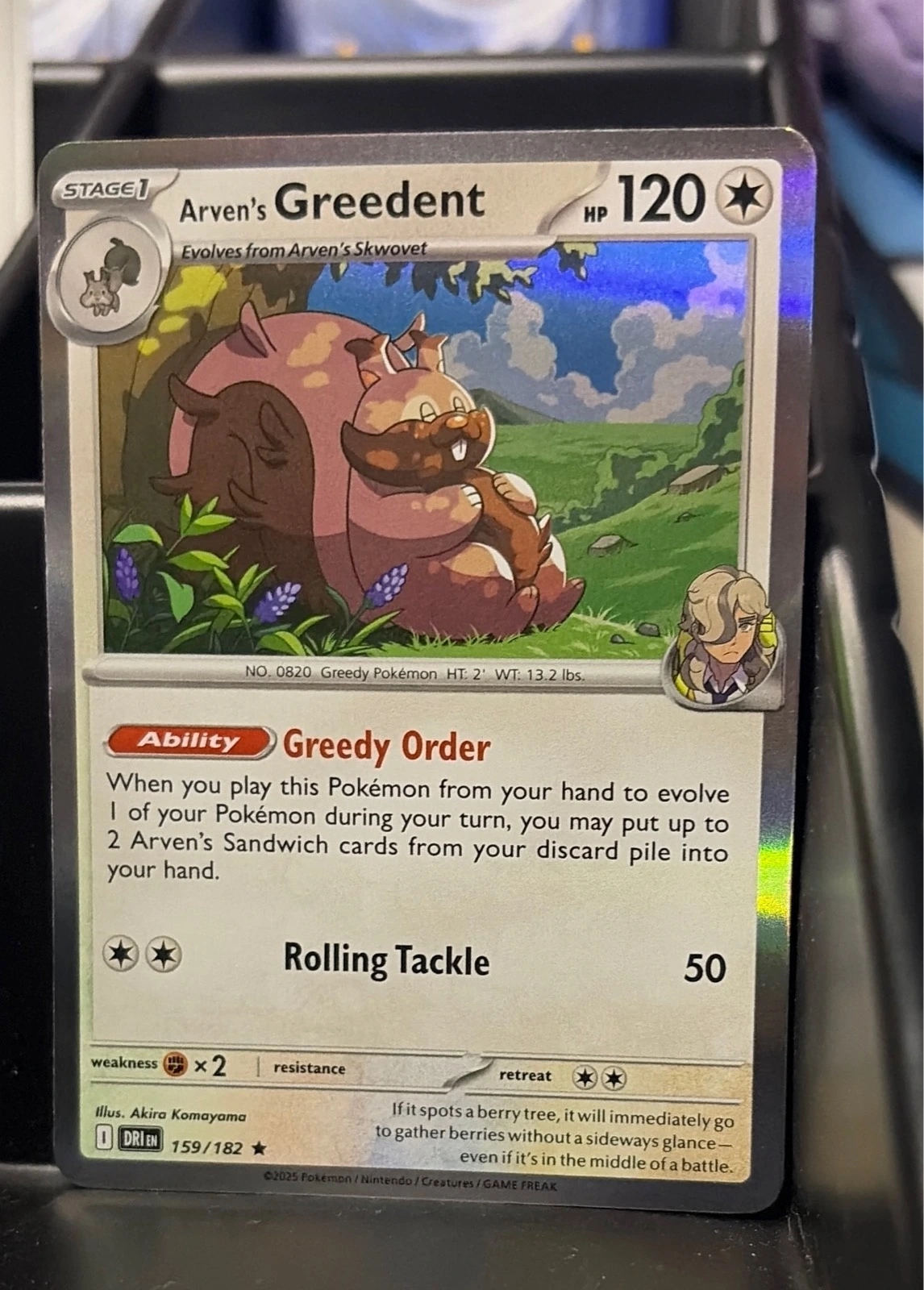 Arven's Greedent - Destined Rivals #159/182