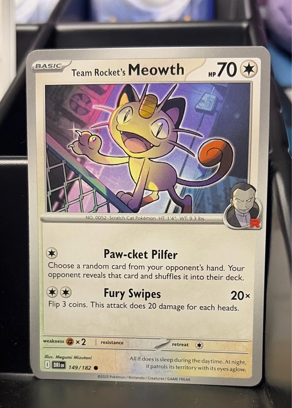 Team Rocket's Meowth - Destined Rivals #149/182