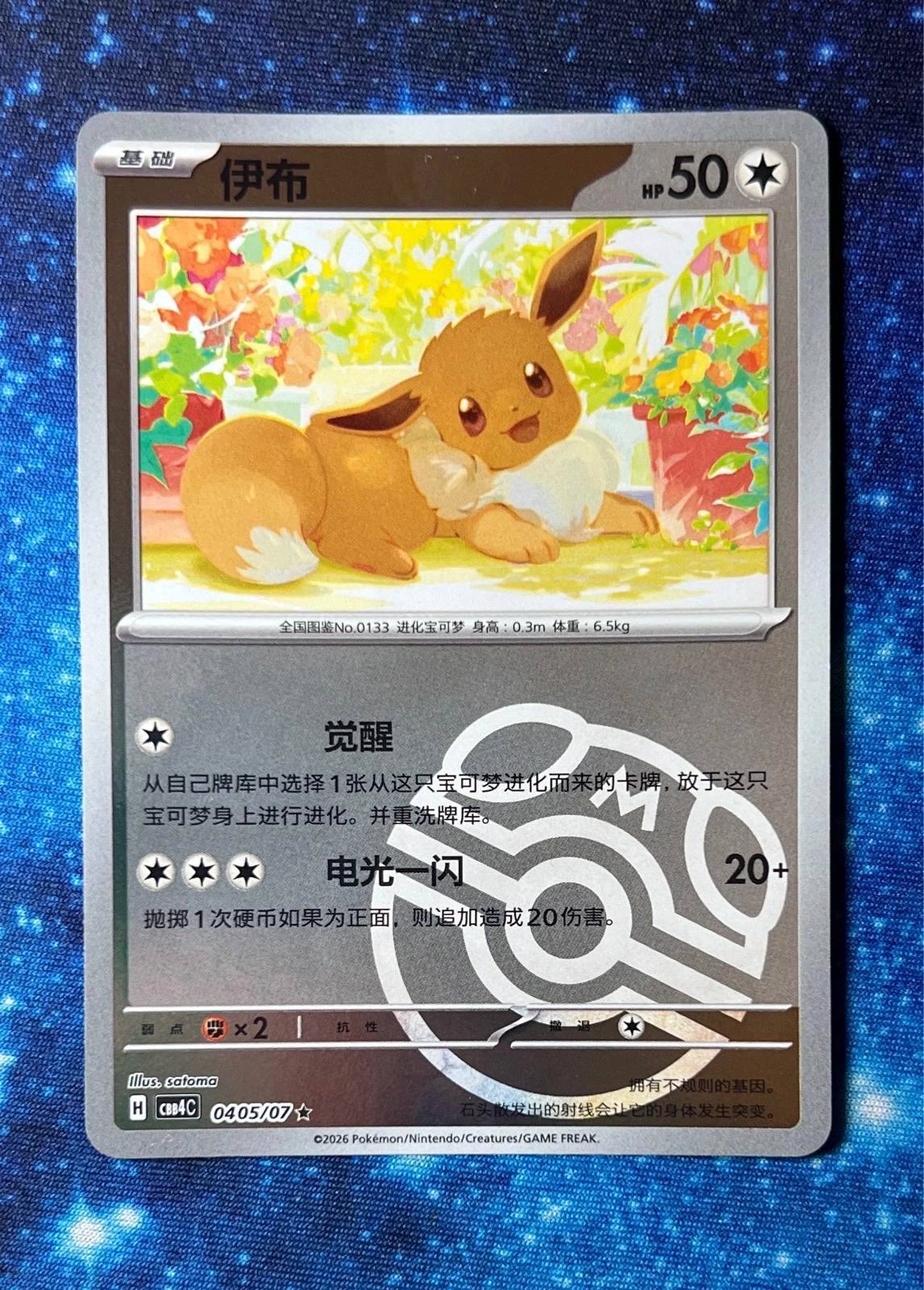Eevee (Master Ball) - Pokémon CBB4C #0405/07