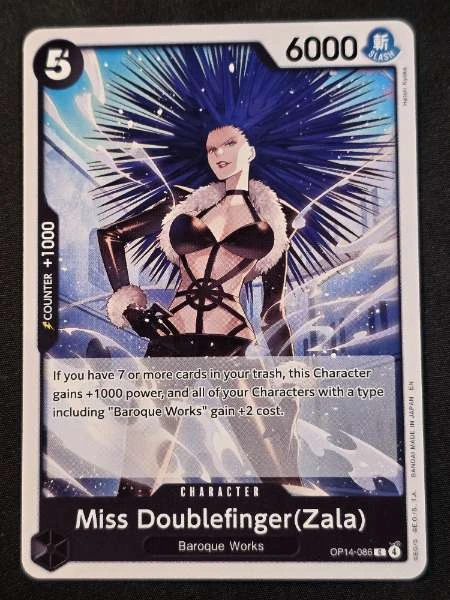 Miss Doublefinger(Zala) - The Azure Sea's Seven #OP14-086