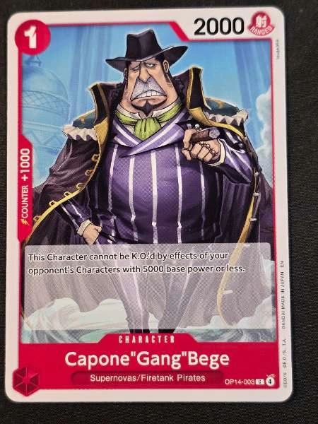 Capone"Gang"Bege - The Azure Sea's Seven #OP14-003