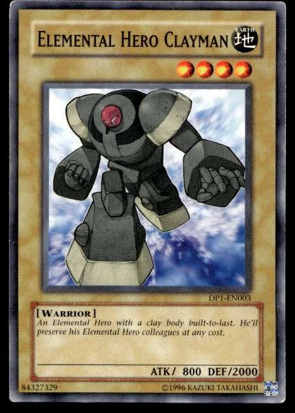 Elemental Hero Clayman - Duelist Pack 1: Jaden Yuki #DP1-EN003