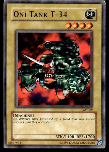 Oni Tank T-34 - Pharaoh Servant #PSV-059