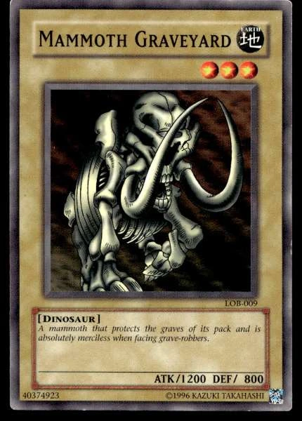 Mammoth Graveyard - Legend of Blue Eyes White Dragon #LOB-009