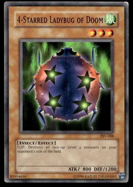 4-Starred Ladybug of Doom - Pharaoh's Servant #PSV-088