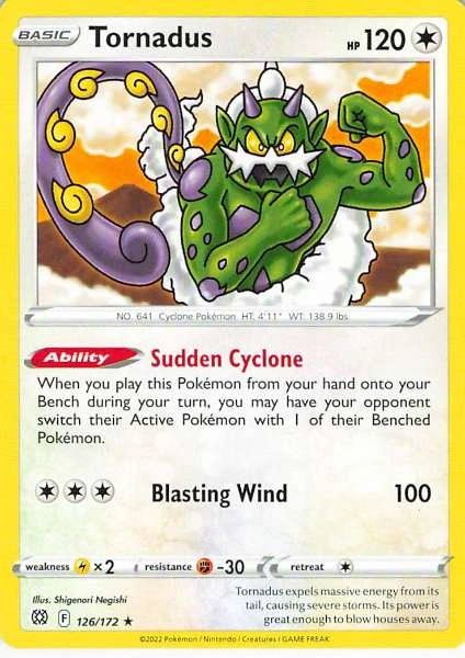 Tornadus - Brilliant Stars #126/172