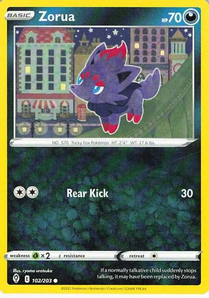 Zorua - Evolving Skies #102/203