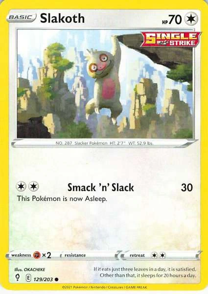 Slakoth - Evolving Skies #129/203