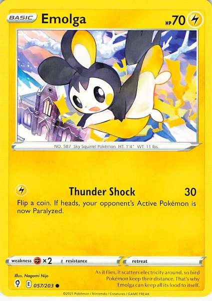Emolga - Evolving Skies #057/203