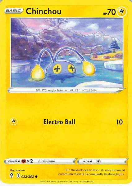 Chinchou - Evolving Skies #052/203