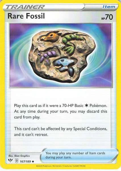 Rare Fossil - Darkness Ablaze #167/189
