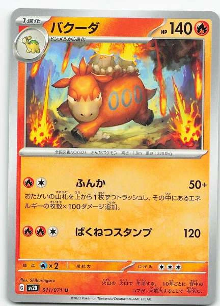Camerupt (Japanese) - Clay Burst #011/071