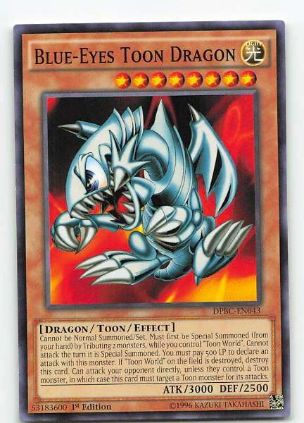 Blue-Eyes Toon Dragon - Duelist Pack: Battle City #DPBC-EN043