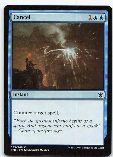 Cancel - Khans of Tarkir #033/269