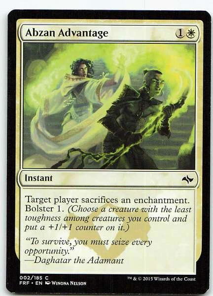 Abzan Advantage - Fate Reforged #002/185