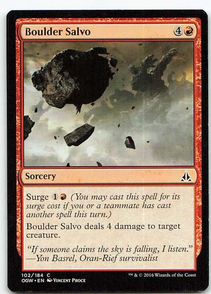Boulder Salvo - Oath of the Gatewatch #102/184
