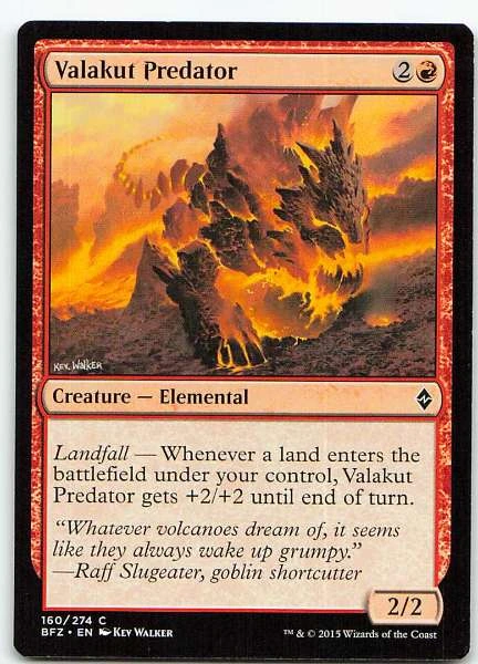Valakut Predator - Battle for Zendikar #160/274