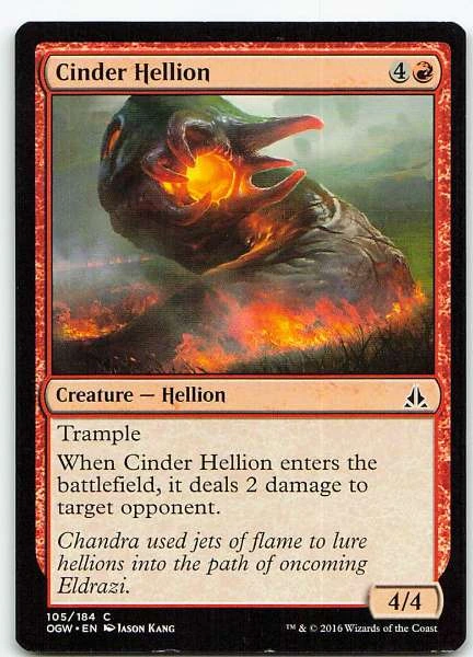 Cinder Hellion - Oath of the Gatewatch #105/184