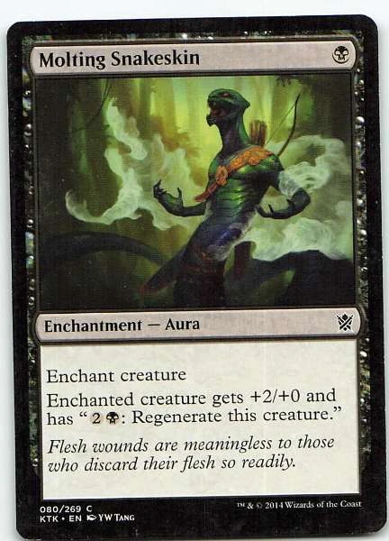 Molting Snakeskin - Khans of Tarkir #080/269