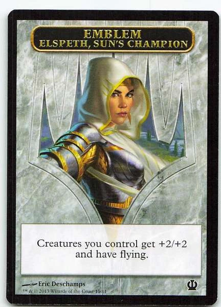 Emblem Elspeth, Sun's Champion - Theros #11