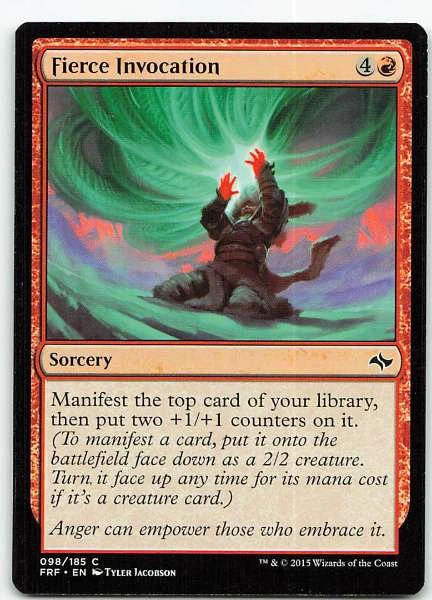 Fierce Invocation - Fate Reforged #098/185