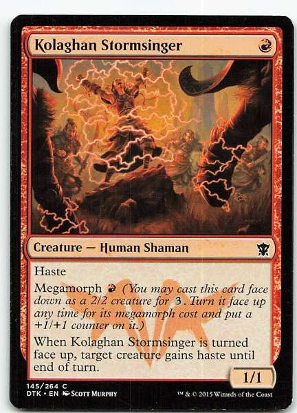 Kolaghan Stormsinger - Dragons of Tarkir #145/264