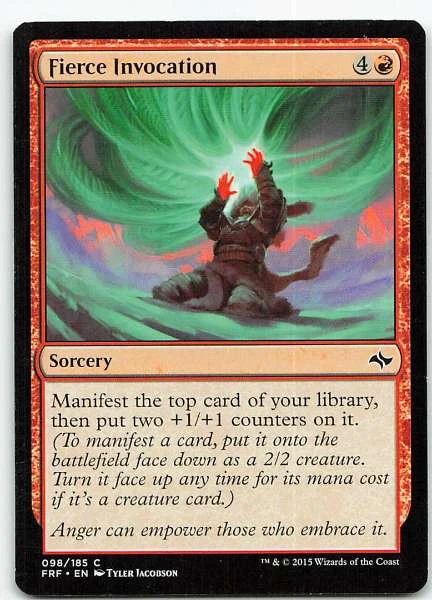 Fierce Invocation - Fate Reforged #098/185