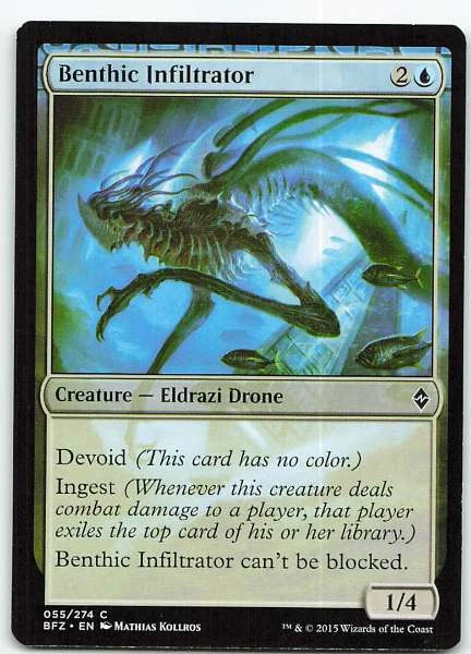 Benthic Infiltrator - Battle for Zendikar #055/274