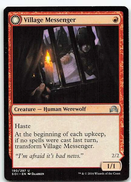 Village Messenger - Shadows over Innistrad #190/297