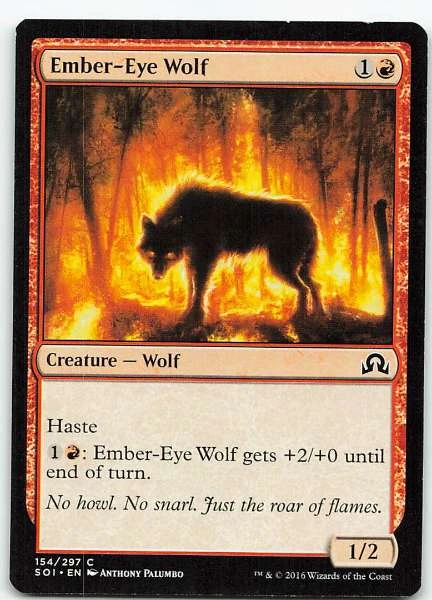 Ember-Eye Wolf - Shadows over Innistrad #154/297