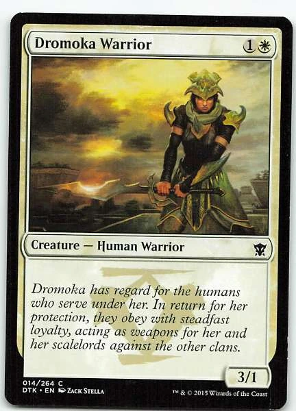 Dromoka Warrior - Dragons of Tarkir #014/264
