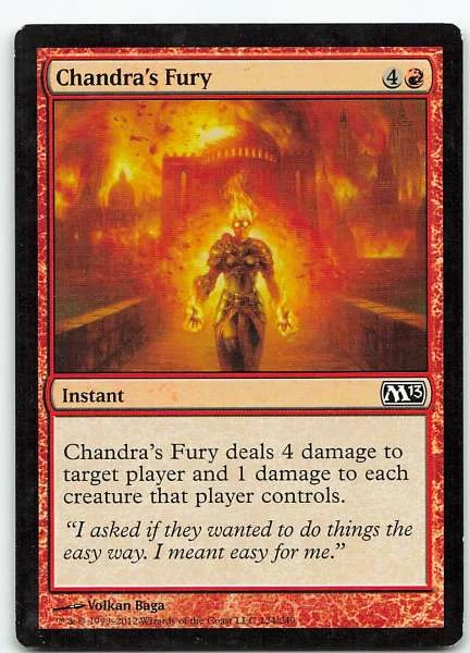 Chandra's Fury - Magic 2013 #124/249