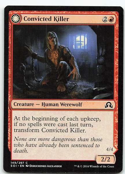 Convicted Killer / Branded Howler - Shadows over Innistrad #149/297