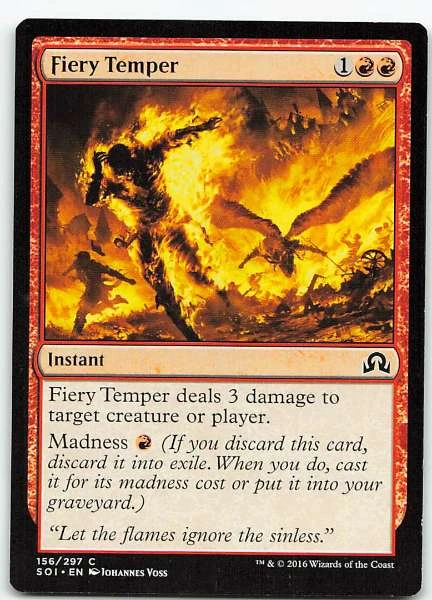 Fiery Temper - Shadows over Innistrad #156/297
