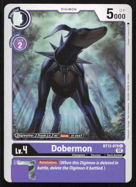 Dobermon - Across Time #BT12-076