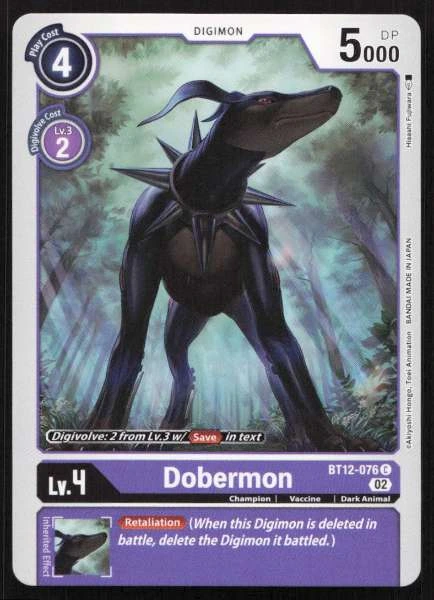 Dobermon - Across Time #BT12-076