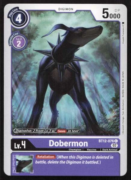 Dobermon - Across Time #BT12-076