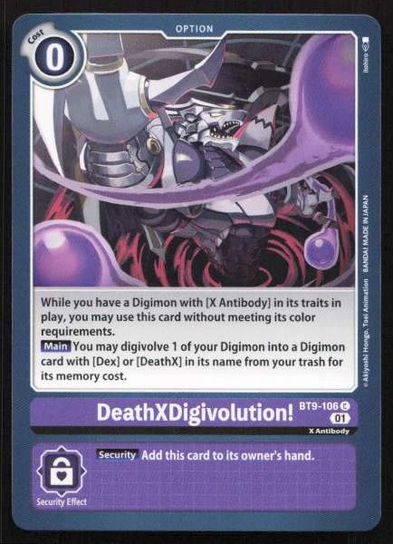 DeathXDigivolution! - X Record #BT9-106