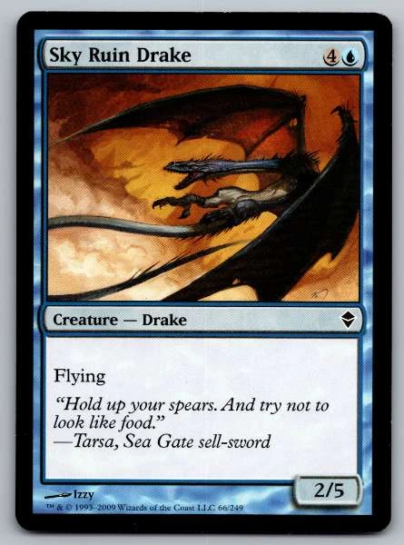 Sky Ruin Drake - Zendikar #66/249