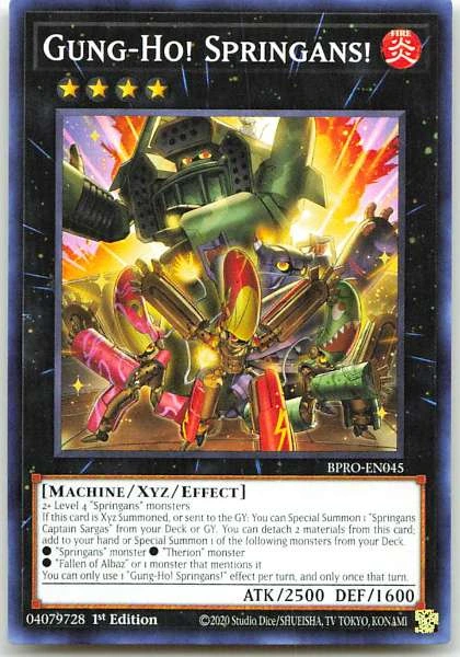 Gung-Ho! Springans! - Burst Protocol #BPRO-EN045