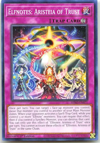 Elfnotes: Aristeia of Trust - Burst Protocol #BPRO-EN071