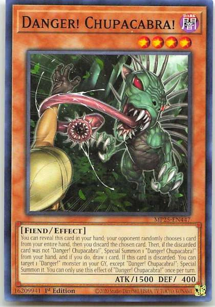 Danger! Chupacabra! - 2025 Mega-Pack / 2019 Gold Sarcophagus Tin #MP25-EN447