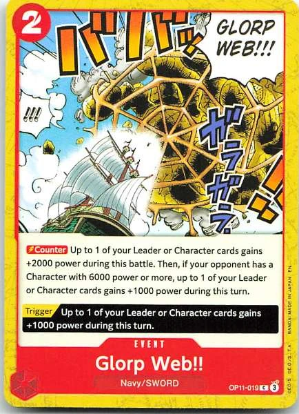 Glorp Web!! - A Fist of Divine Speed #OP11-019