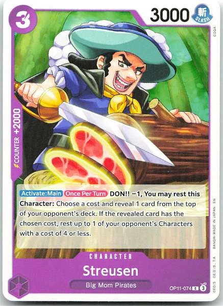Streusen - A Fist of Divine Speed #OP11-074