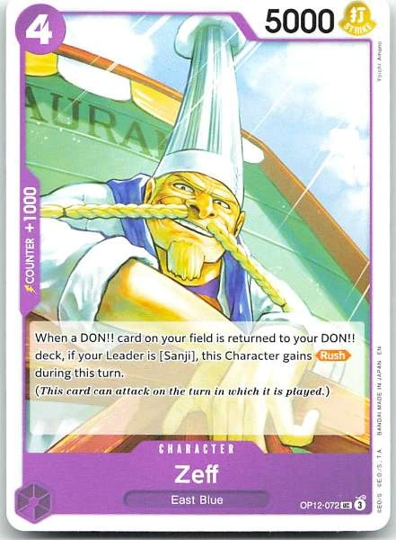 Zeff - Legacy of the Master #OP12-072