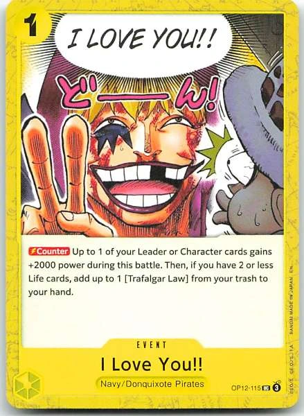 I Love You!! - Legacy of the Master #OP12-115