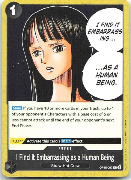 I Find It Embarrassing as a Human Being - Release Event #097